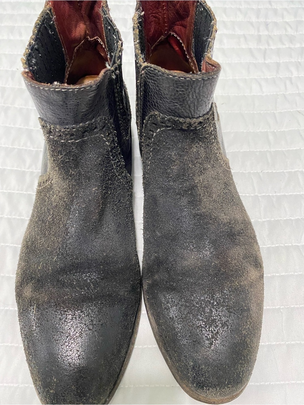 Bed Stu Ellice Chelsea Brown Ankle Boots Women’s Size 7.5 - Picture 5 of 12